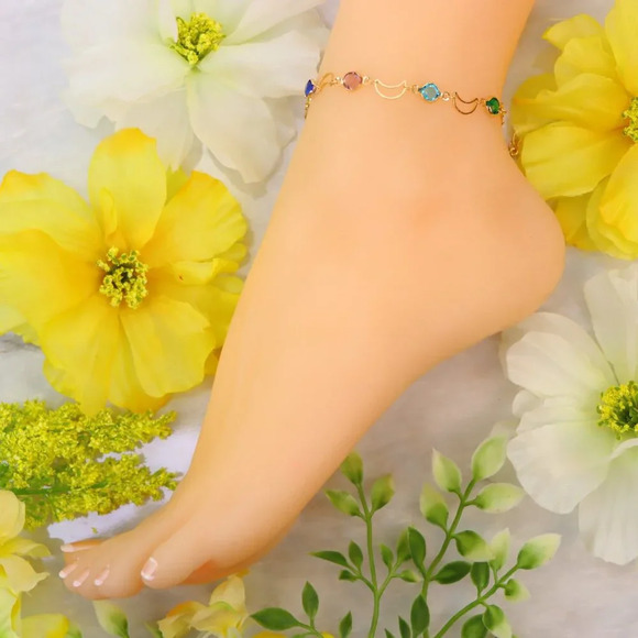 Minimalist Anklet, Sleek & Modern Design, Women’s Fashion, YC110481-A - Picture 6 of 10